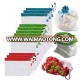 2018 amazon hot sales 3size Reusable Mesh Produce Bags