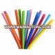 FDA Silicone Drinking Straws Reusable Stainless steel Straws, Silicone Straws with Cleaning Brush